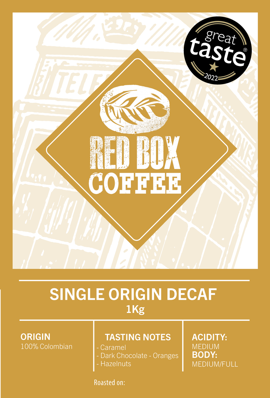 Decaf Espresso 100% Colombian