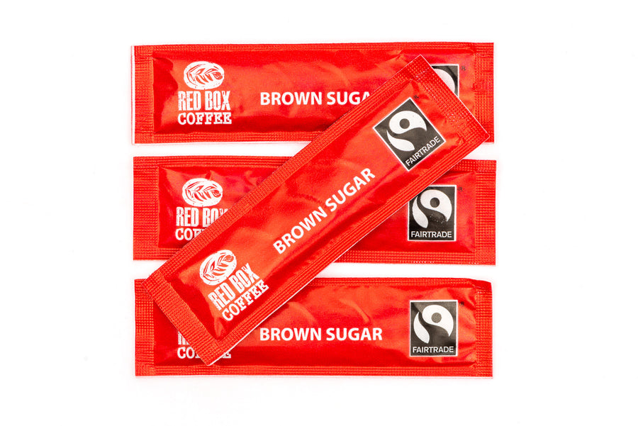 Red Box Fairtrade Brown Sugar Sticks 1000
