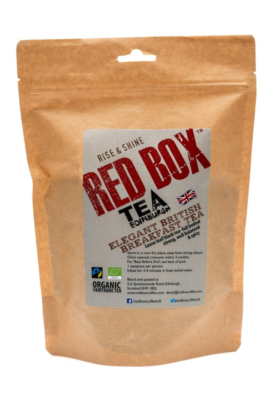Elegant British Breakfast Bio Tea Bags