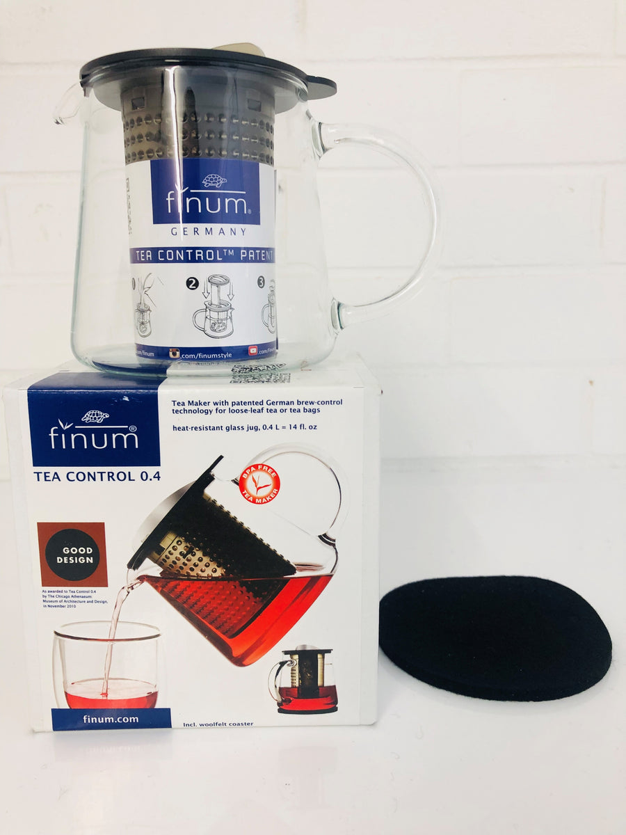 Red Box Finum Tea Control Glass Pot