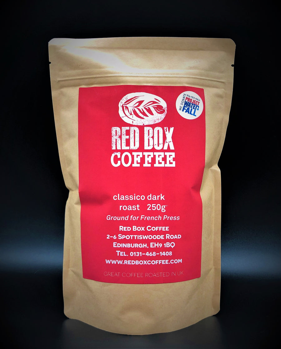 Red Box Classico Roast Coffee, Great Taste 2-Star 2018 - GROUND FOR FRENCH PRESS