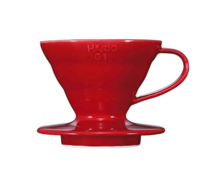 HARIO COFFEE DRIPPER V60 01 RED PLASTIC